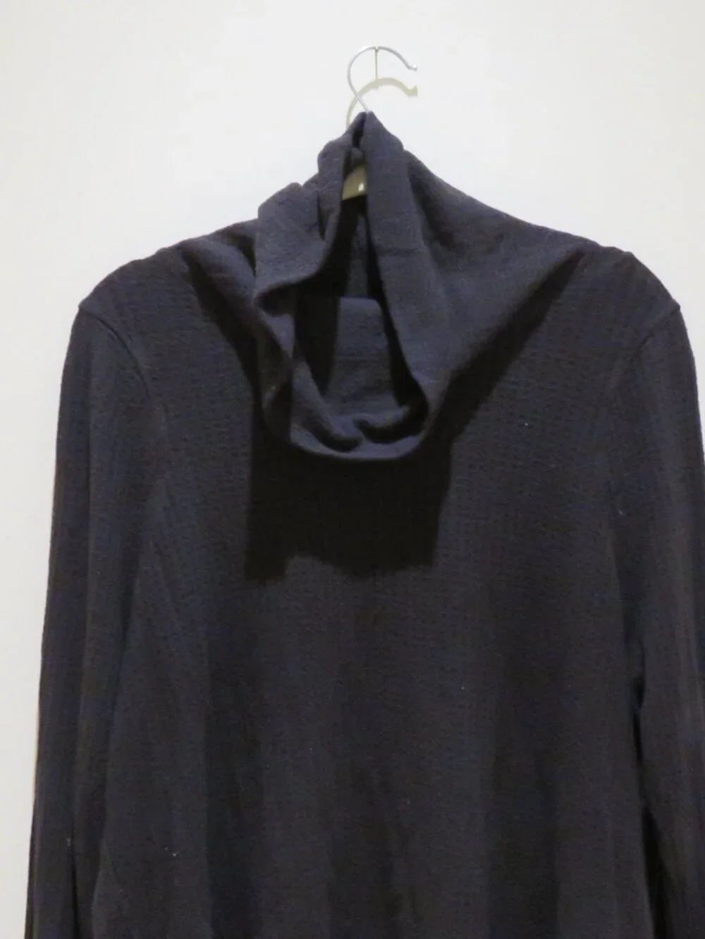 FREE PEOPLE WE THE FREE Kristina Drippy Thermal Cowl Neck in Black Boho